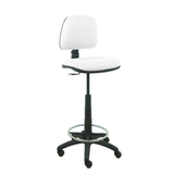 Taburete de oficina Piqueras y Crespo Isso Bali - Contacto - Ref. fabricante T12CPB100RN - Blanco