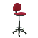 Taburete de oficina Piqueras y Crespo Isso Bali - Contacto - Ref. fabricante T12CPB100RN - Granate