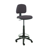 Taburete de oficina Piqueras y Crespo Isso Bali - Contacto - Ref. fabricante T12CPB100RN - Gris Oscuro