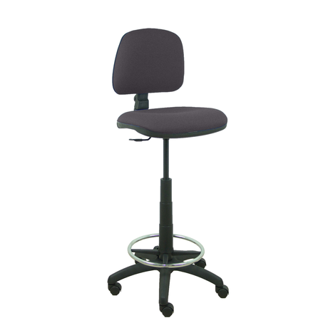 Taburete de oficina Piqueras y Crespo Isso Bali - Contacto - Ref. fabricante T12CPB100RN - Gris Oscuro