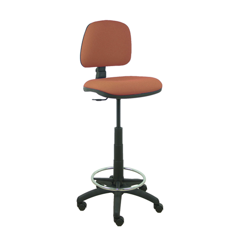 Taburete de oficina Piqueras y Crespo Isso Bali - Contacto - Ref. fabricante T12CPB100RN - Marron
