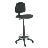 Taburete de oficina Piqueras y Crespo Isso Bali - Contacto - Ref. fabricante T12CPB100RN - Negro