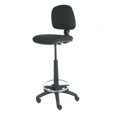 Taburete de oficina Piqueras y Crespo Isso Bali - Contacto - Ref. fabricante T12CPB100RN - Negro