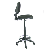 Taburete de oficina Piqueras y Crespo Isso Bali - Contacto - Ref. fabricante T12CPB100RN - Negro