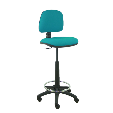 Taburete de oficina Piqueras y Crespo Isso Bali - Contacto - Ref. fabricante T12CPB100RN - Turquesa