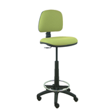Taburete de oficina Piqueras y Crespo Isso Bali - Contacto - Ref. fabricante T12CPB100RN - Verde Oliva