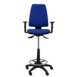 Taburete de oficina Piqueras y Crespo Taburete Elche S Bali - Ref. fabricante T14ASB100B10RN - Azul