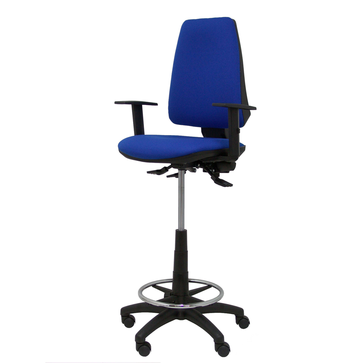 Taburete de oficina Piqueras y Crespo Taburete Elche S Bali - Ref. fabricante T14ASB100B10RN - Azul