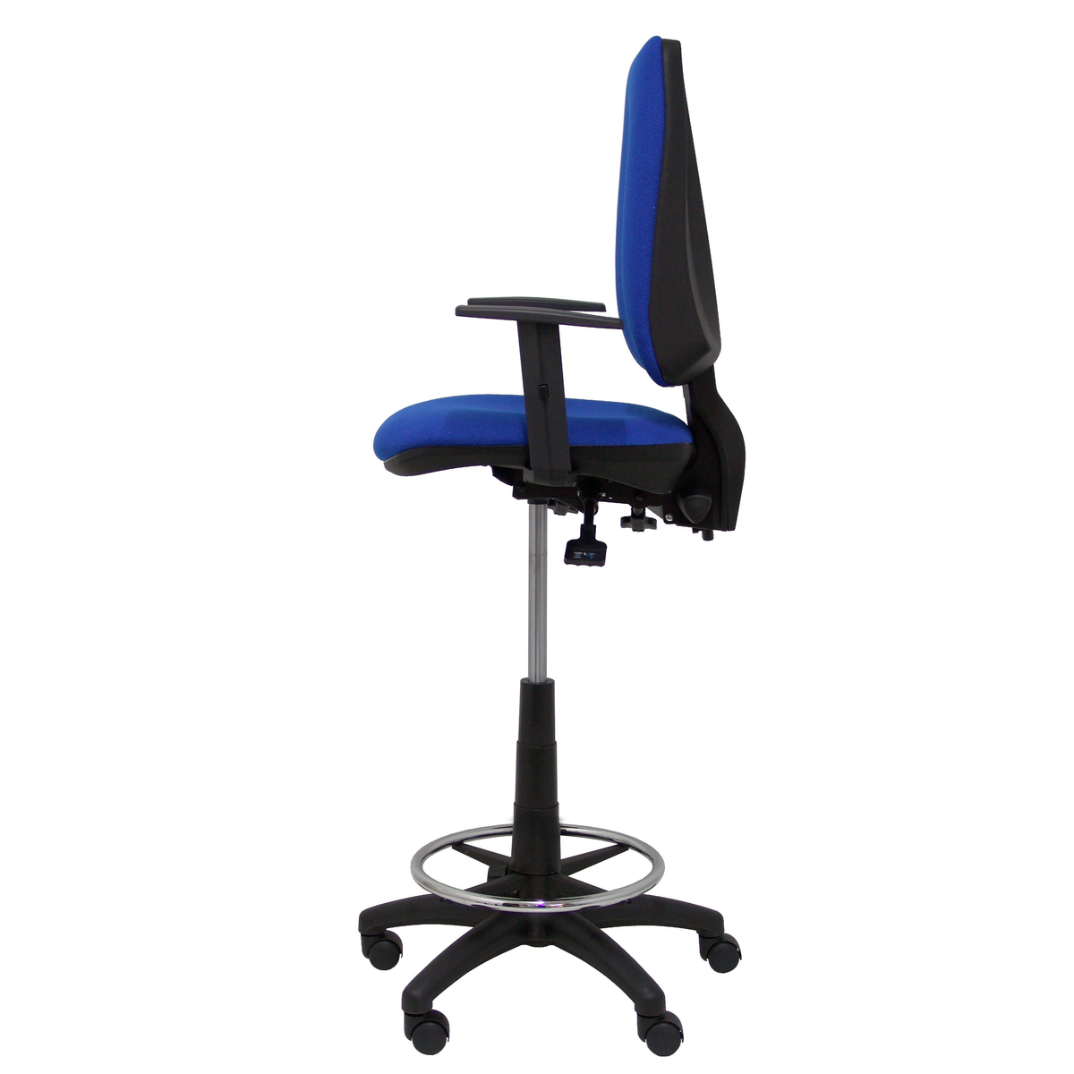 Taburete de oficina Piqueras y Crespo Taburete Elche S Bali - Ref. fabricante T14ASB100B10RN - Azul