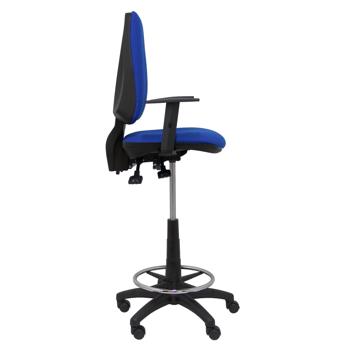Taburete de oficina Piqueras y Crespo Taburete Elche S Bali - Ref. fabricante T14ASB100B10RN - Azul