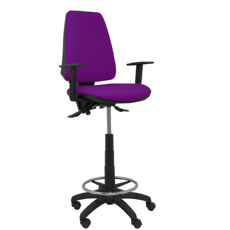 Taburete de oficina Piqueras y Crespo Taburete Elche S Bali - Ref. fabricante T14ASB100B10RN - Morado