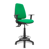 Taburete de oficina Piqueras y Crespo Taburete Elche S Bali - Ref. fabricante T14ASB100B10RN - Verde