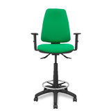 Taburete de oficina Piqueras y Crespo Taburete Elche S Bali - Ref. fabricante T14ASB100B10RN - Verde
