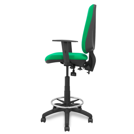 Taburete de oficina Piqueras y Crespo Taburete Elche S Bali - Ref. fabricante T14ASB100B10RN - Verde