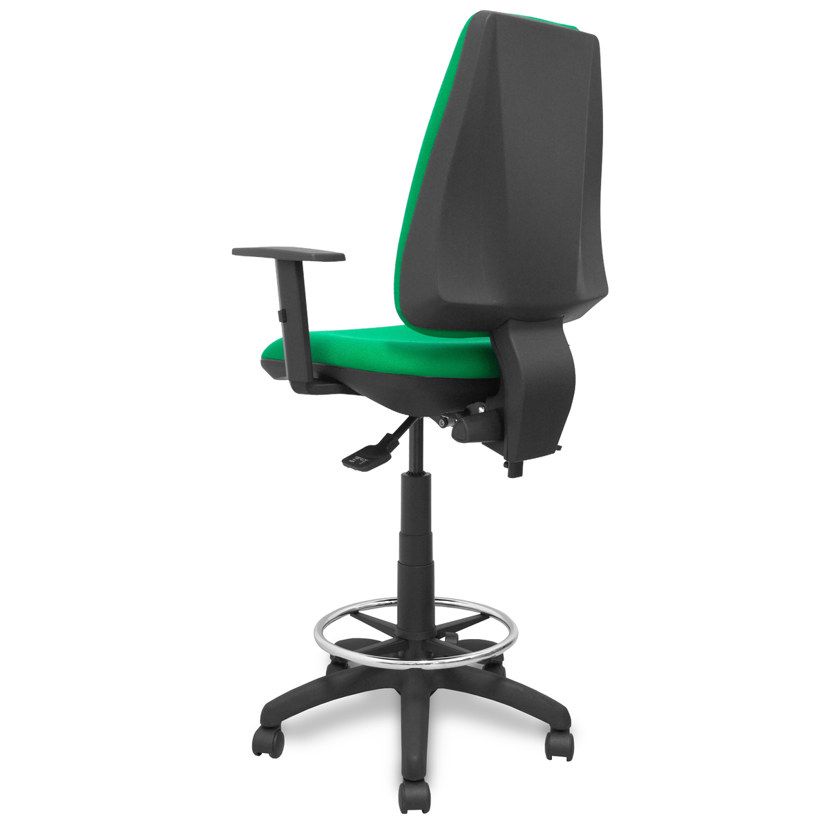 Taburete de oficina Piqueras y Crespo Taburete Elche S Bali - Ref. fabricante T14ASB100B10RN - Verde