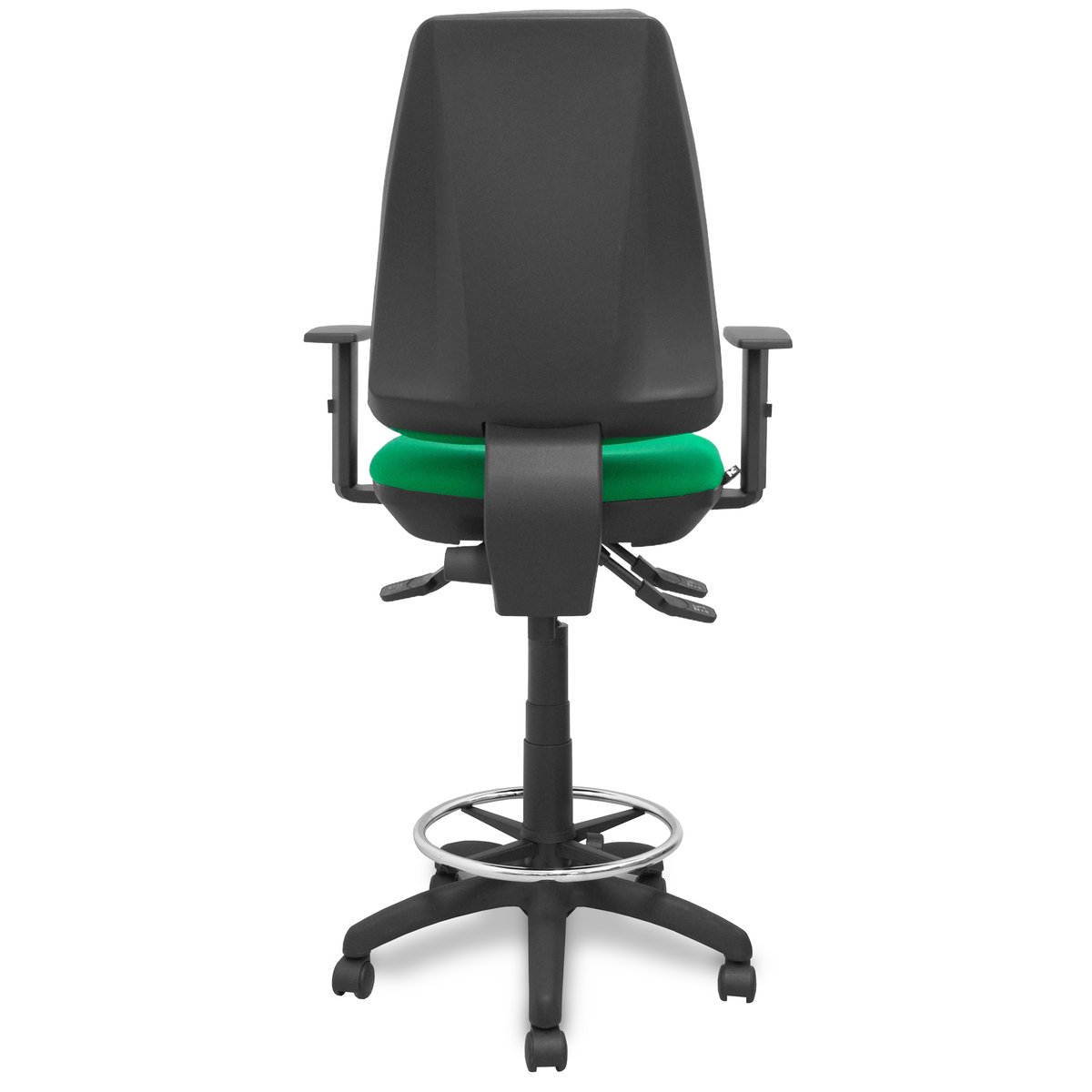 Taburete de oficina Piqueras y Crespo Taburete Elche S Bali - Ref. fabricante T14ASB100B10RN - Verde
