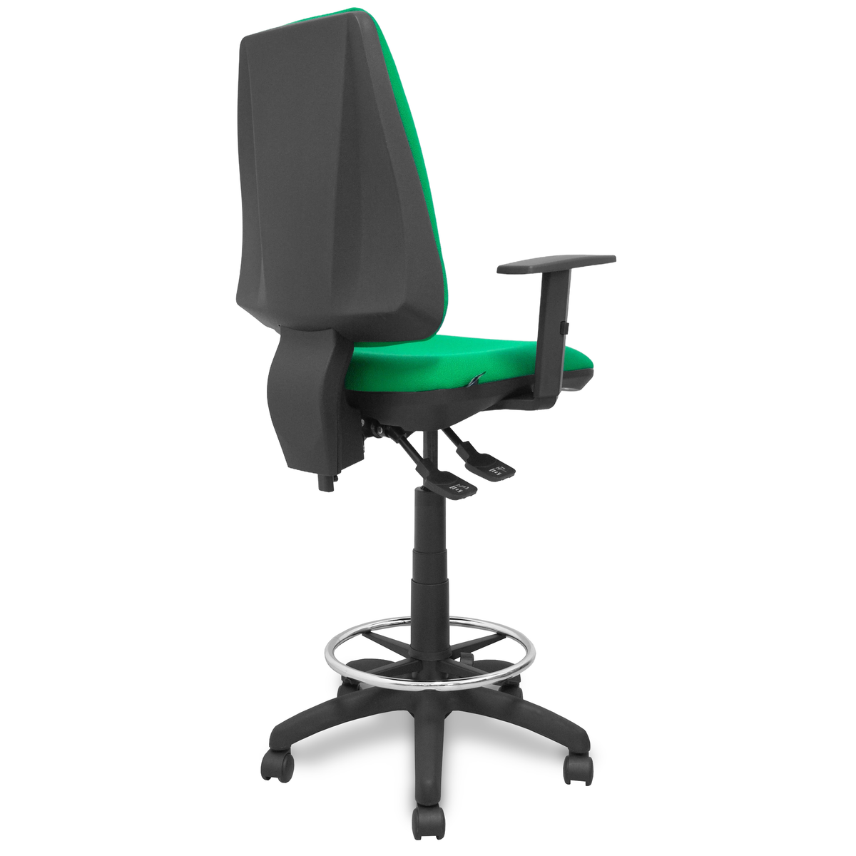Taburete de oficina Piqueras y Crespo Taburete Elche S Bali - Ref. fabricante T14ASB100B10RN - Verde