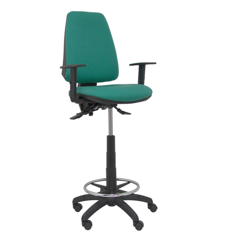 Taburete de oficina Piqueras y Crespo Taburete Elche S Bali - Ref. fabricante T14ASB100B10RN - Verde Esmeralda
