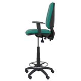 Taburete de oficina Piqueras y Crespo Taburete Elche S Bali - Ref. fabricante T14ASB100B10RN - Verde Esmeralda