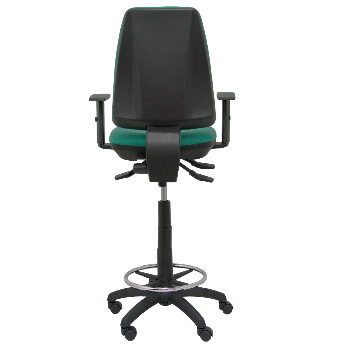 Taburete de oficina Piqueras y Crespo Taburete Elche S Bali - Ref. fabricante T14ASB100B10RN - Verde Esmeralda
