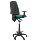 Taburete de oficina Piqueras y Crespo Taburete Elche S Bali - Ref. fabricante T14ASB100B10RN - Verde Esmeralda