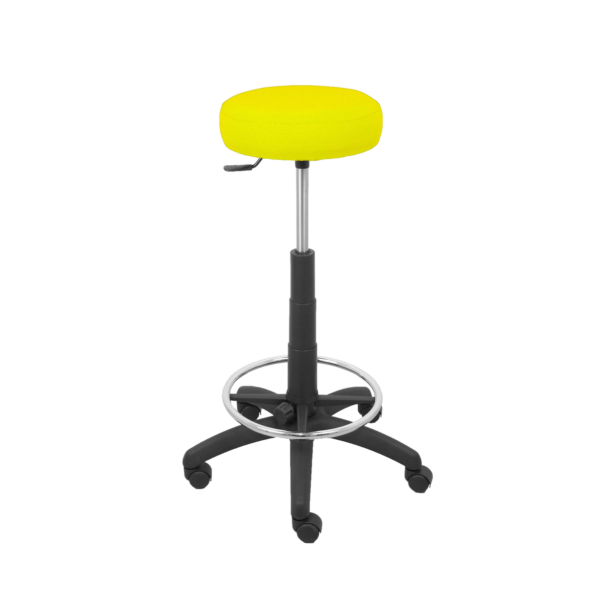 Taburete de oficina Piqueras y Crespo Tolosa Bali - Ref. fabricante T10GB10 - Amarillo