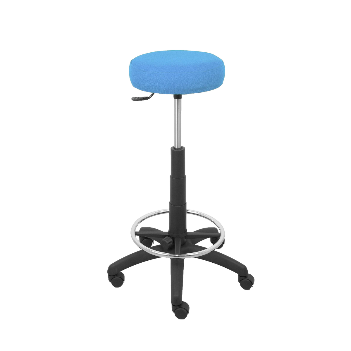 Taburete de oficina Piqueras y Crespo Tolosa Bali - Ref. fabricante T10GB10 - Azul Cielo
