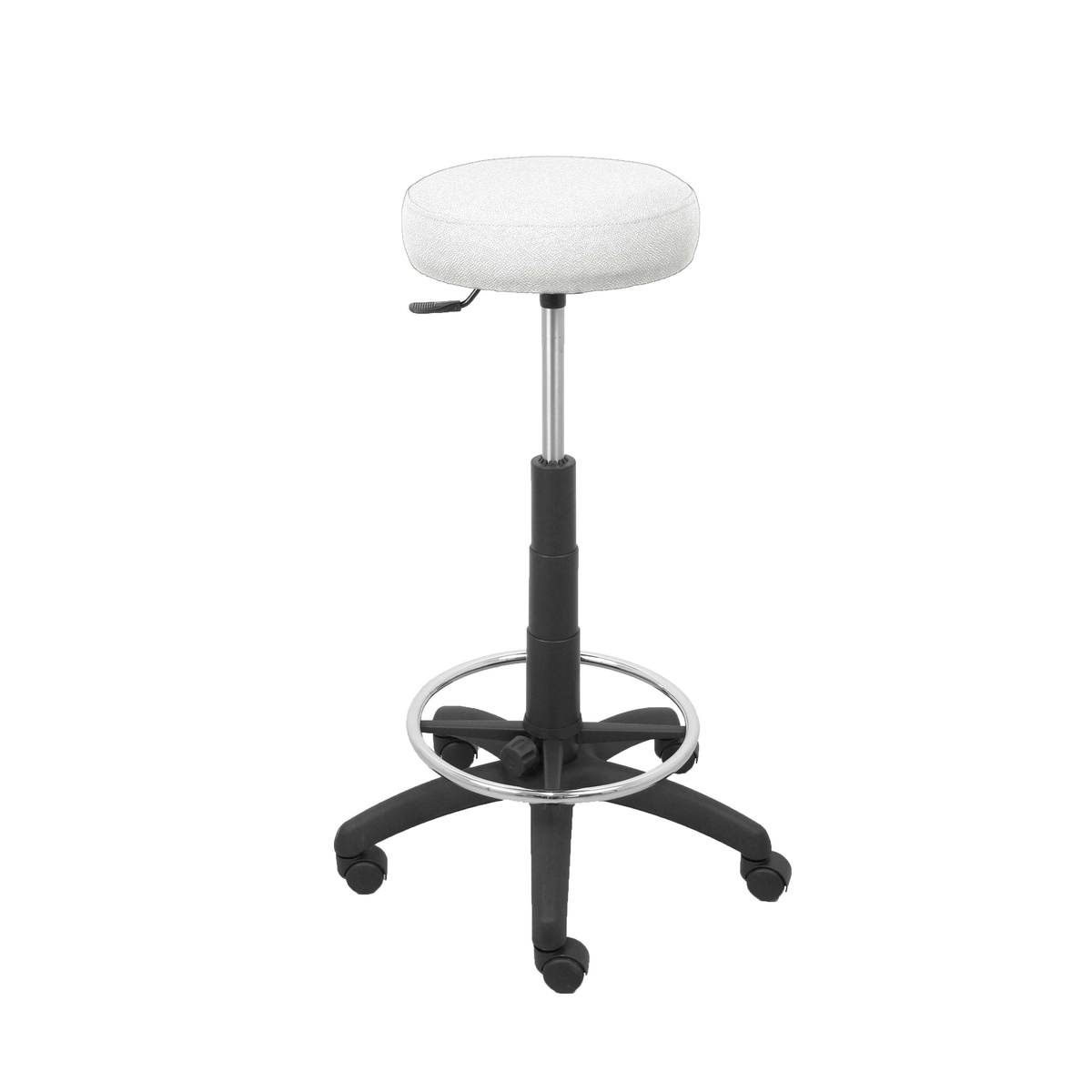 Taburete de oficina Piqueras y Crespo Tolosa Bali - Ref. fabricante T10GB10 - Blanco