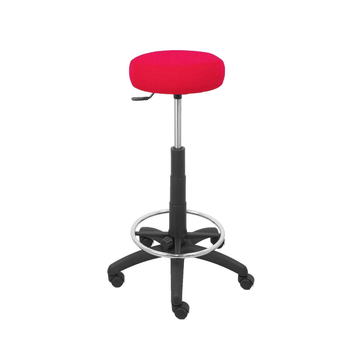 Taburete de oficina Piqueras y Crespo Tolosa Bali - Ref. fabricante T10GB10 - Rojo