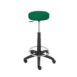 Taburete de oficina Piqueras y Crespo Tolosa Bali - Ref. fabricante T10GB10 - Verde Botella