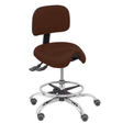 Taburete de oficina Piqueras y Crespo Zarza Similpiel - Ref. fabricante T19ASSP463CRRP - Marron