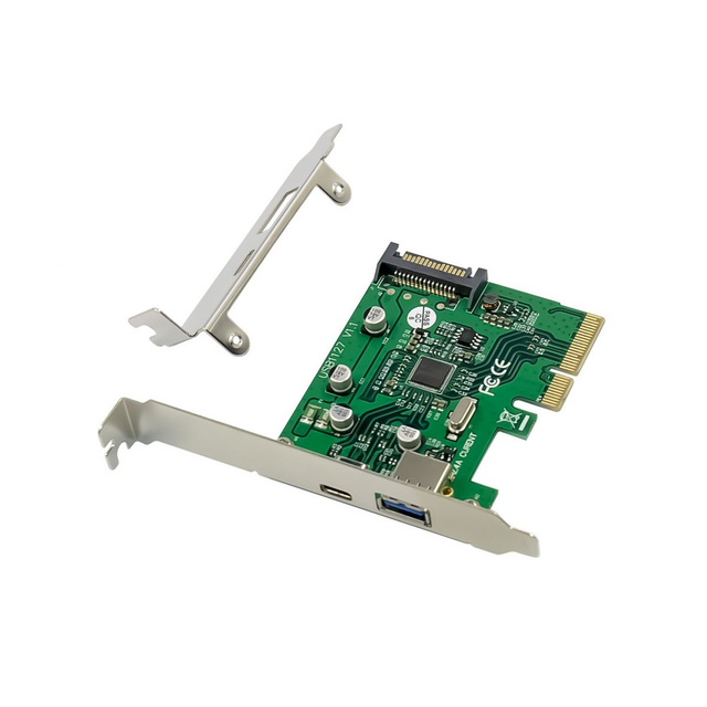 Tarjeta de expansión Conceptronic Emrick de 2 con alimentación SATA