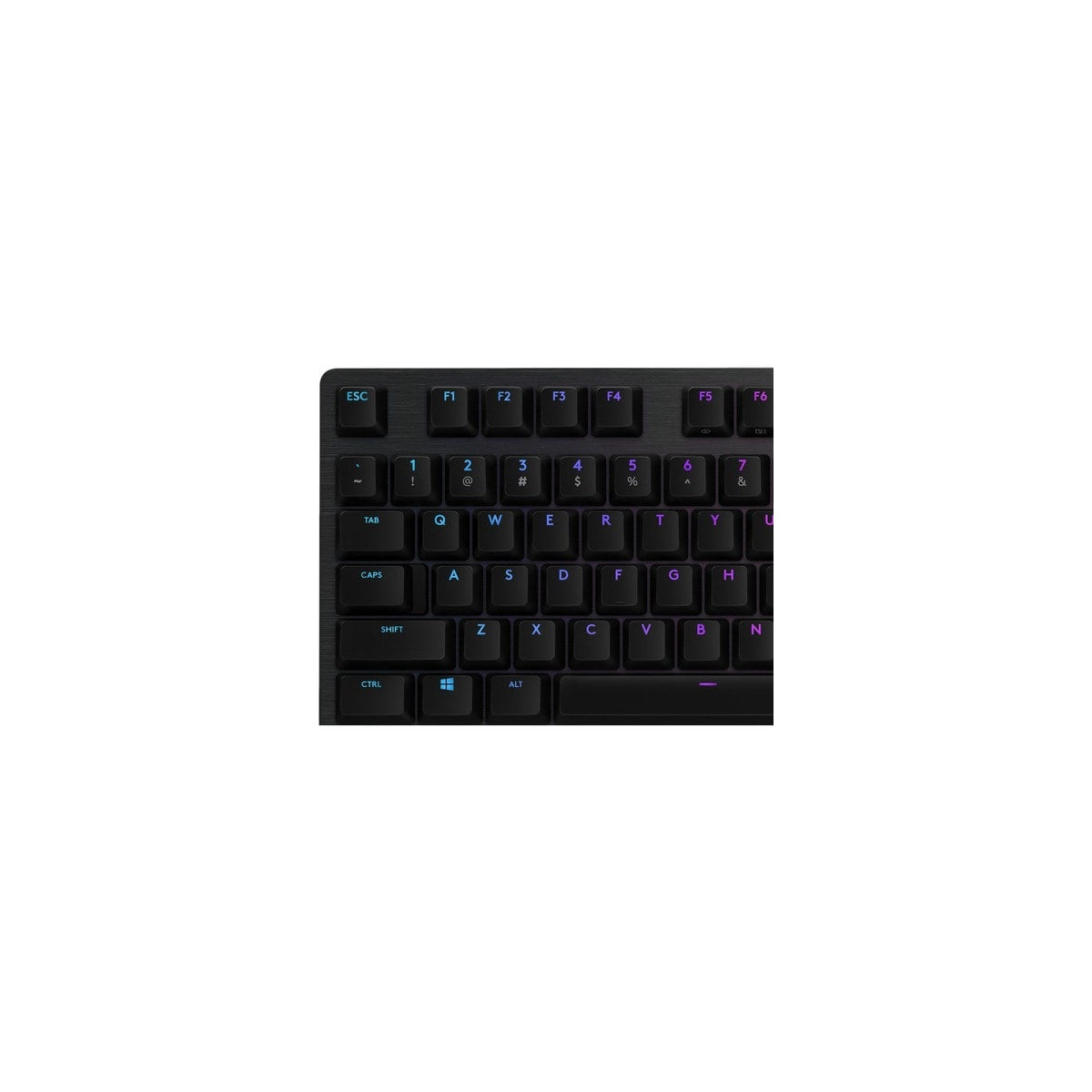 Teclado Logitech G512 USB portugués gris oscuro, vista 7