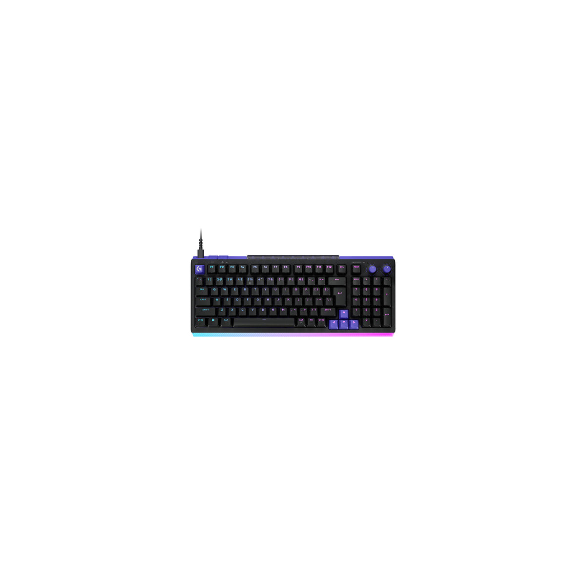 Teclado Logitech G512 X 98 USB inglés internacional negro, vista 7