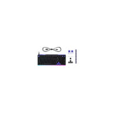 Teclado Logitech G512 X 98 USB inglés internacional negro, vista 8