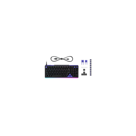 Teclado Logitech G512 X 98 USB inglés internacional negro, vista 8