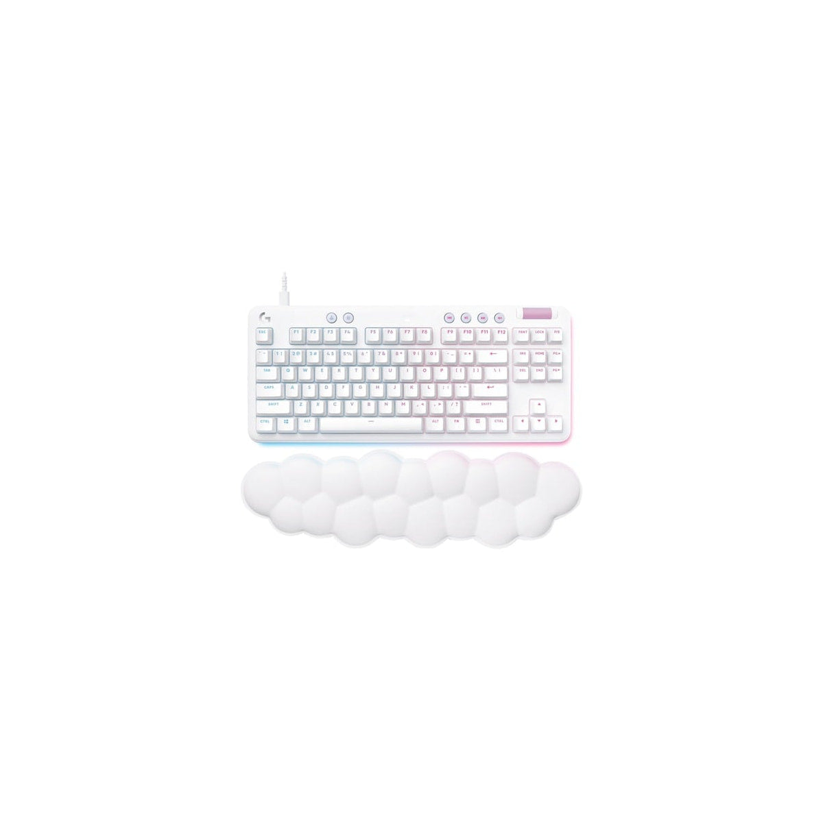 Teclado Logitech G713 USB español blanco, vista 4