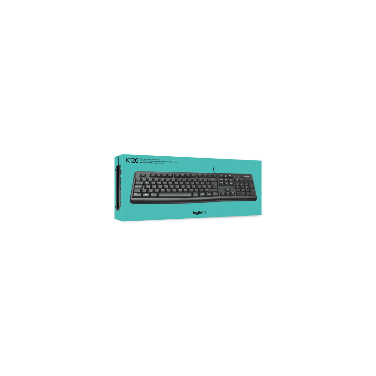 Teclado Logitech K120 Business USB inglés internacional, vista 7