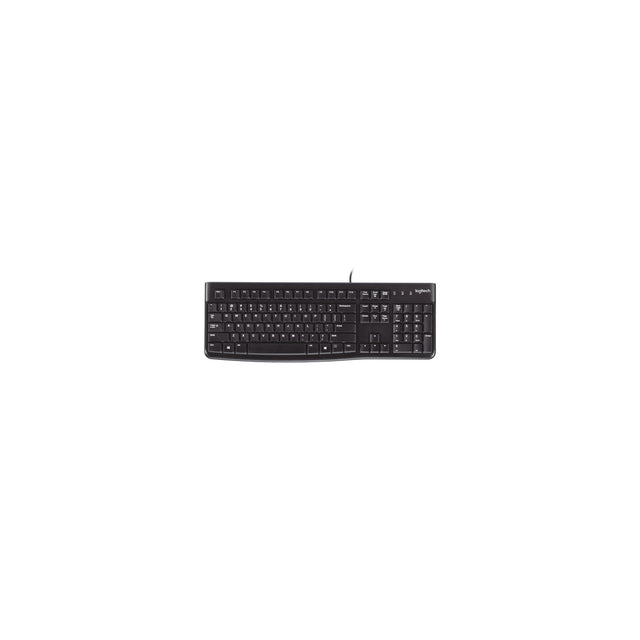 Teclado Logitech K120 USB español negro, vista principal