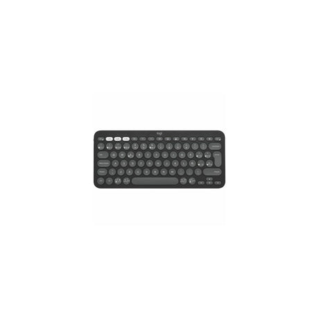 Teclado Logitech K380S inalámbrico español gris, vista 2