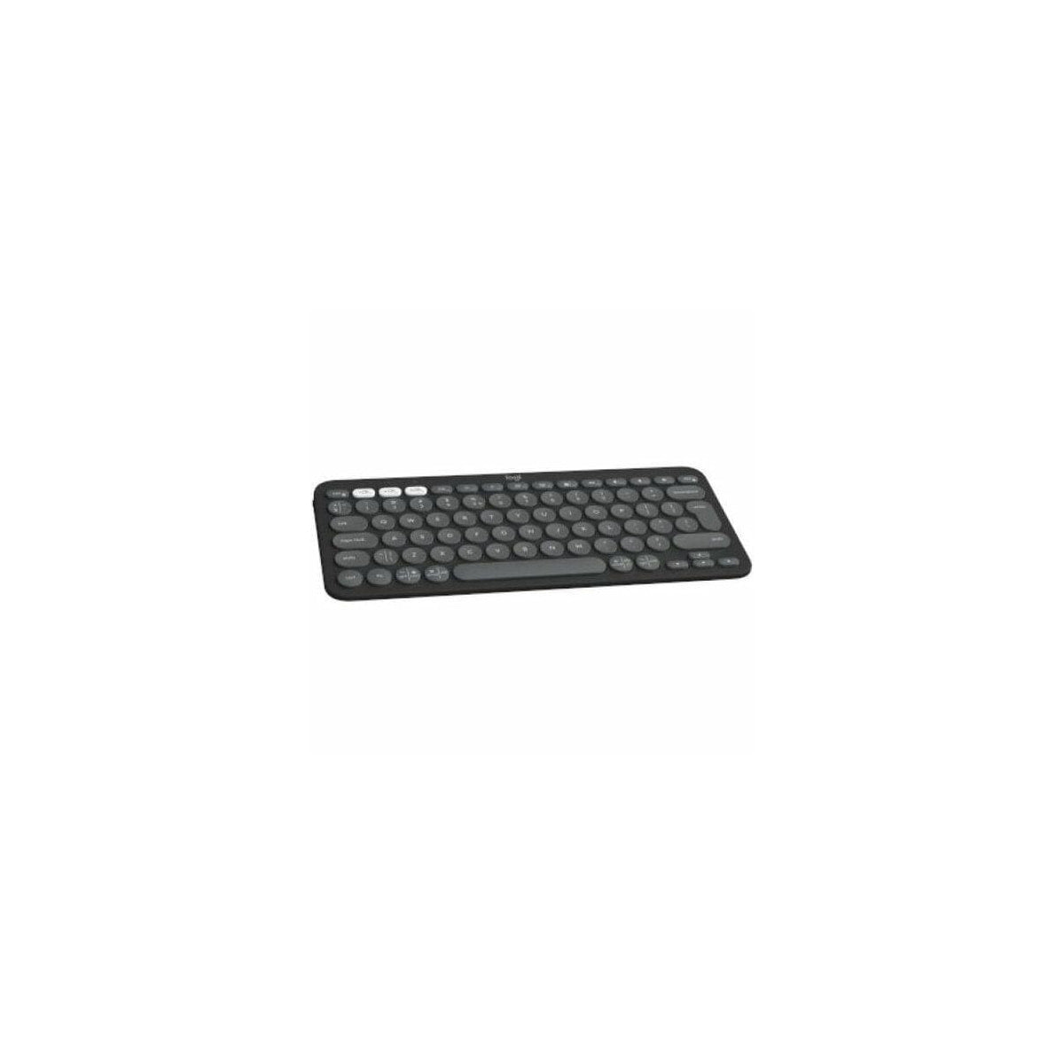 Teclado Logitech K380S inalámbrico inglés británico gris, vista principal