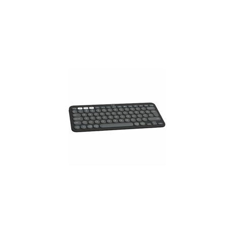 Teclado Logitech K380S inalámbrico inglés británico gris, vista principal