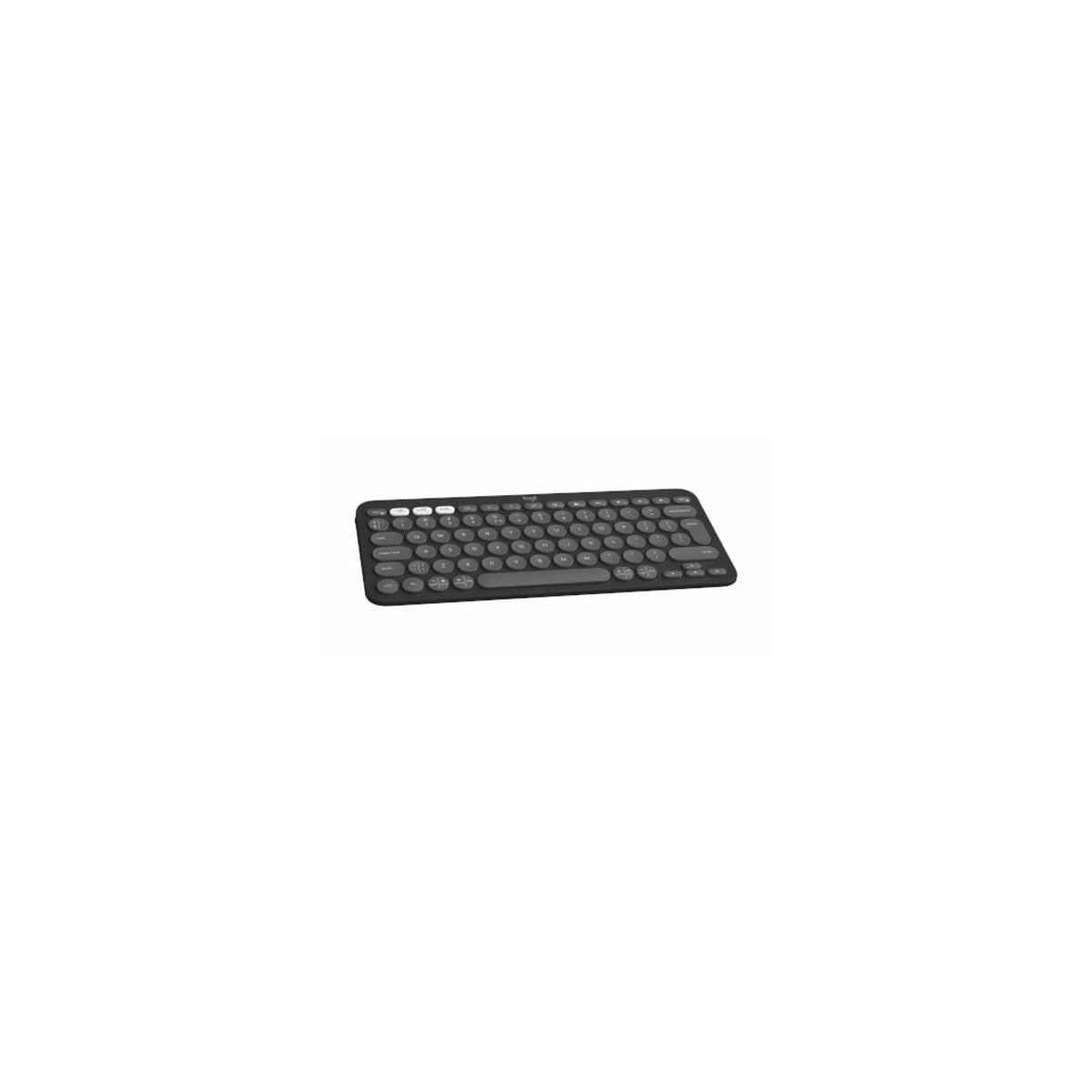 Teclado Logitech K380S inalámbrico inglés británico gris, vista 4