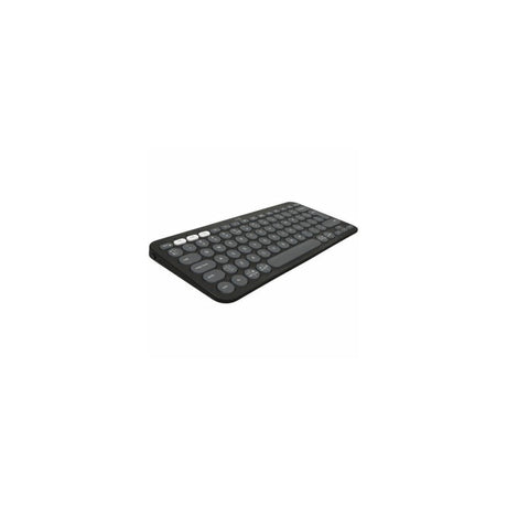 Teclado Logitech K380S inalámbrico inglés británico gris, vista 6