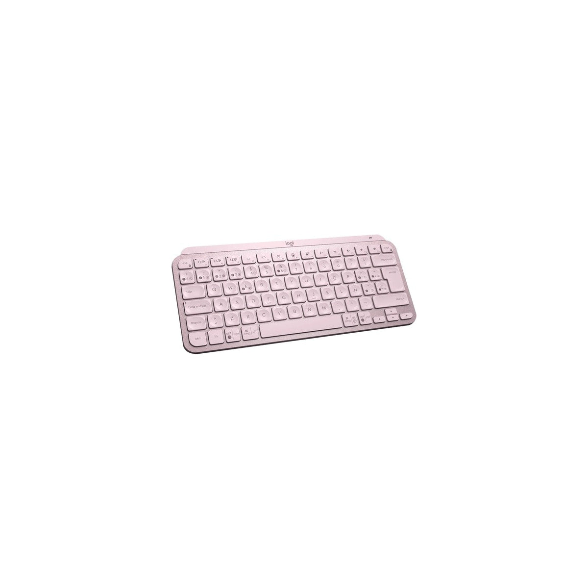 Teclado Logitech MX Keys Mini inalámbrico español rosa, vista principal