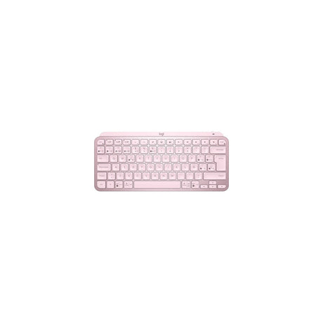 Teclado Logitech MX Keys Mini inalámbrico español rosa, vista 4