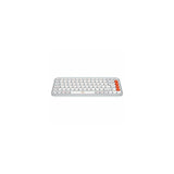 Teclado Logitech POP Icon Keys inalámbrico español blanco roto, vista 3
