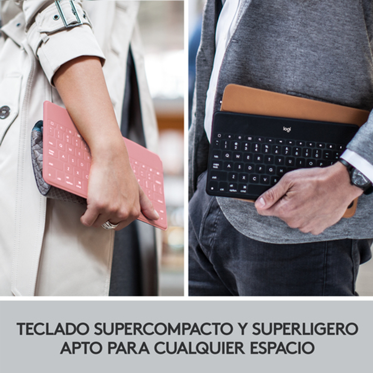 Teclado para tablet Logitech 920-010043 Rosa - vista 6