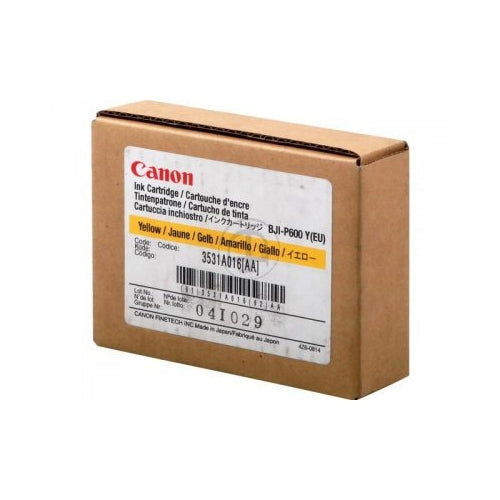 Cartucho de tinta Canon BJI-P600Y amarillo original 3531A016AA
