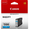 Cartucho de tinta Canon PGI-1500C cian original 9229B001